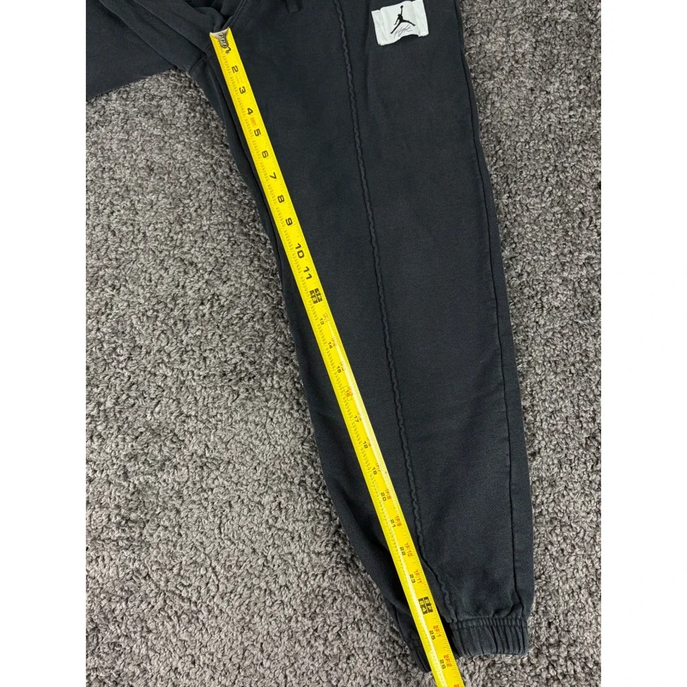 Jordan Flight Fleece Sweatpants Mens Small Washed Black Joggers CV3174-010